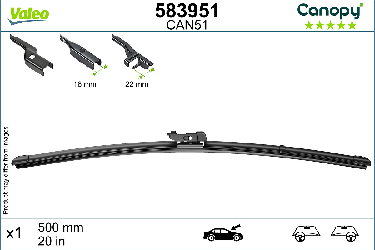 Lamela stergator 583951 VALEO